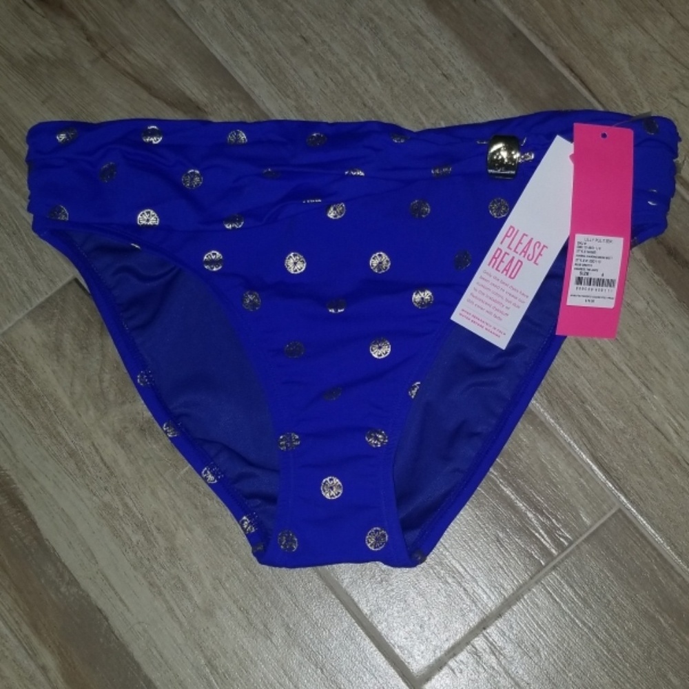 SOLD Lilly Pulitzer Marina Sarong Bikini Bottoms - Picture 2 of 6
